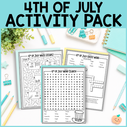 4th of July Activity Pack