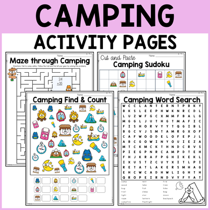 Camping Activity Pack