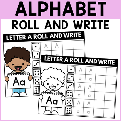 Alphabet Roll and Write