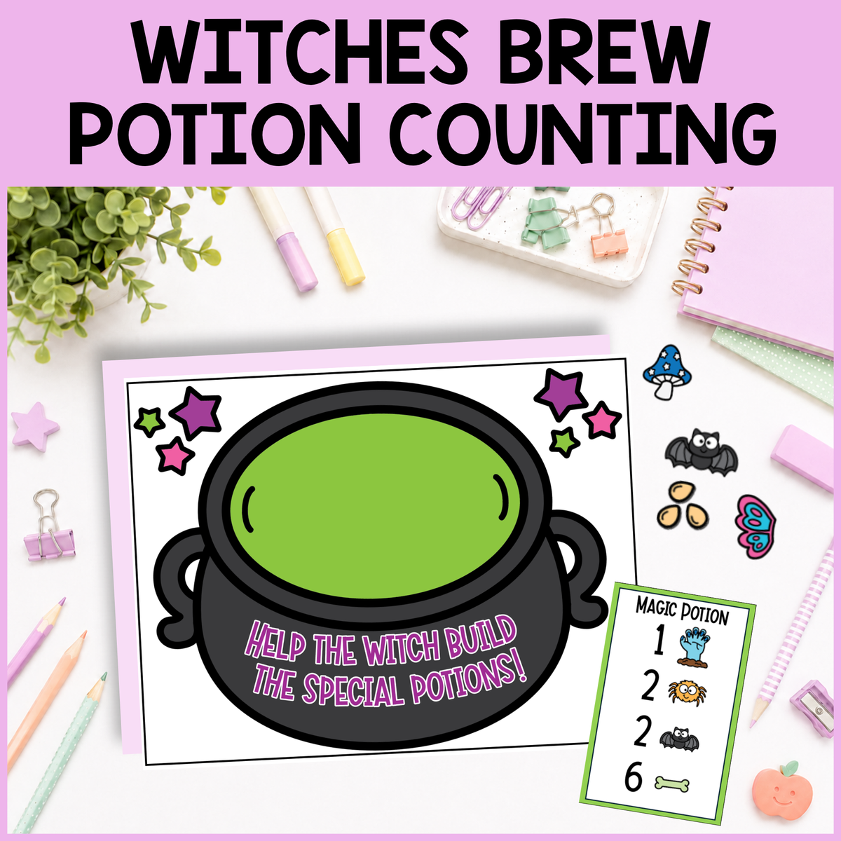 Witches Brew Potion Cards