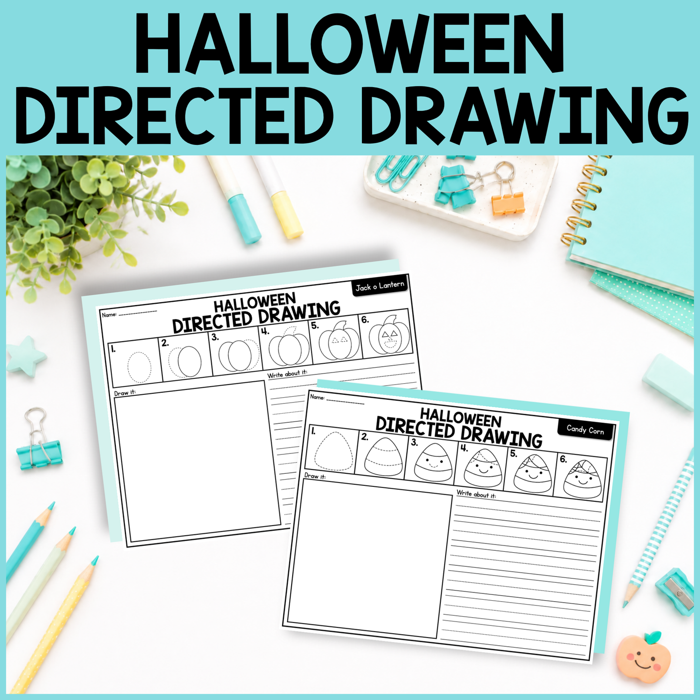 Halloween Directed Drawing