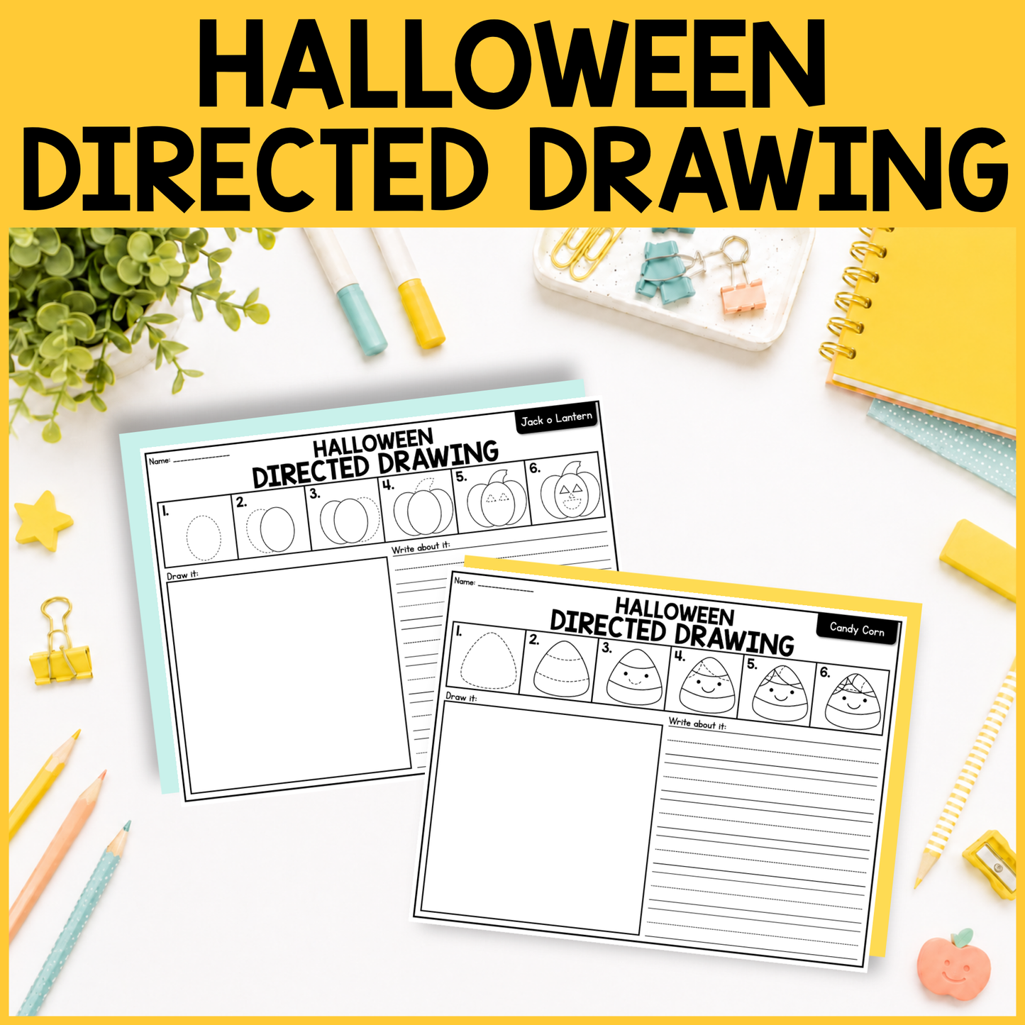 Halloween Directed Drawing