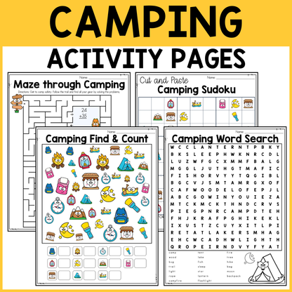 Camping Activity Pack