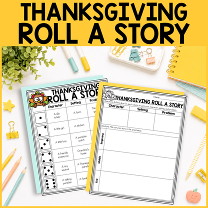 Thanksgiving Roll a Story