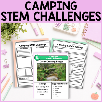 Camping STEM Challenges