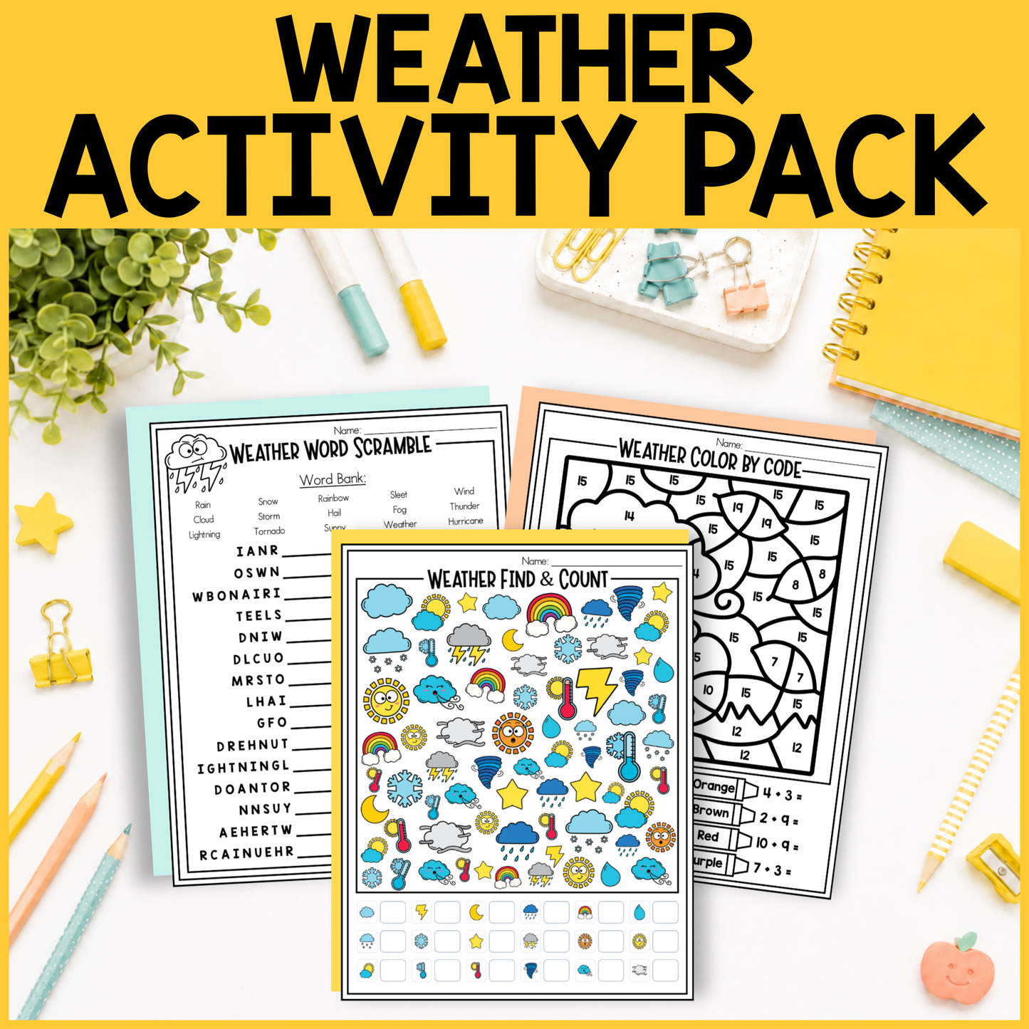 Weather Activity Pack