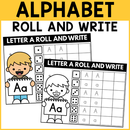 Alphabet Roll and Write