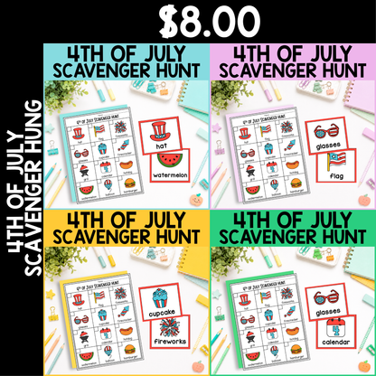 4th of July Scavenger Hunt