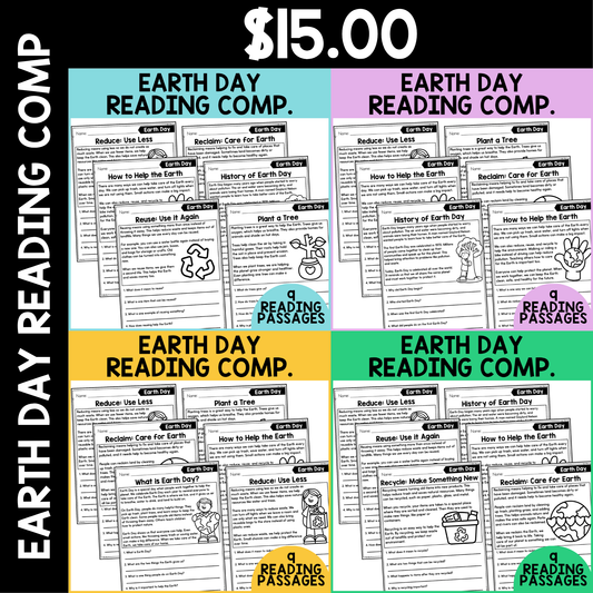 Earth Day Reading Comprehension