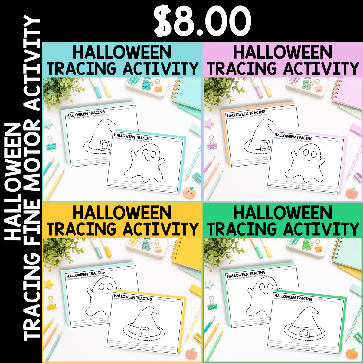 Halloween Tracing Activity