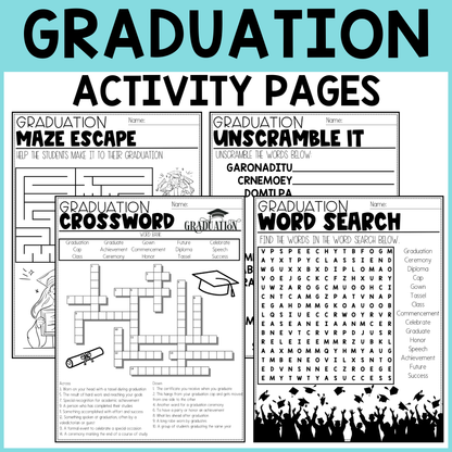 Graduation Activity Pages