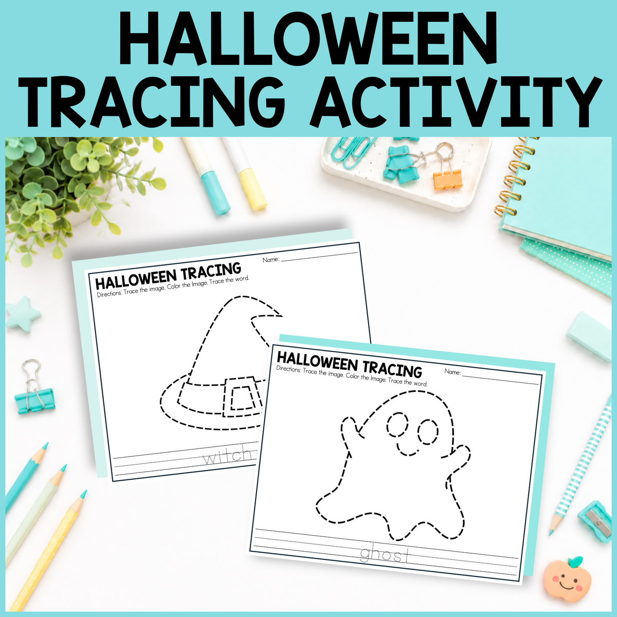 Halloween Tracing Activity