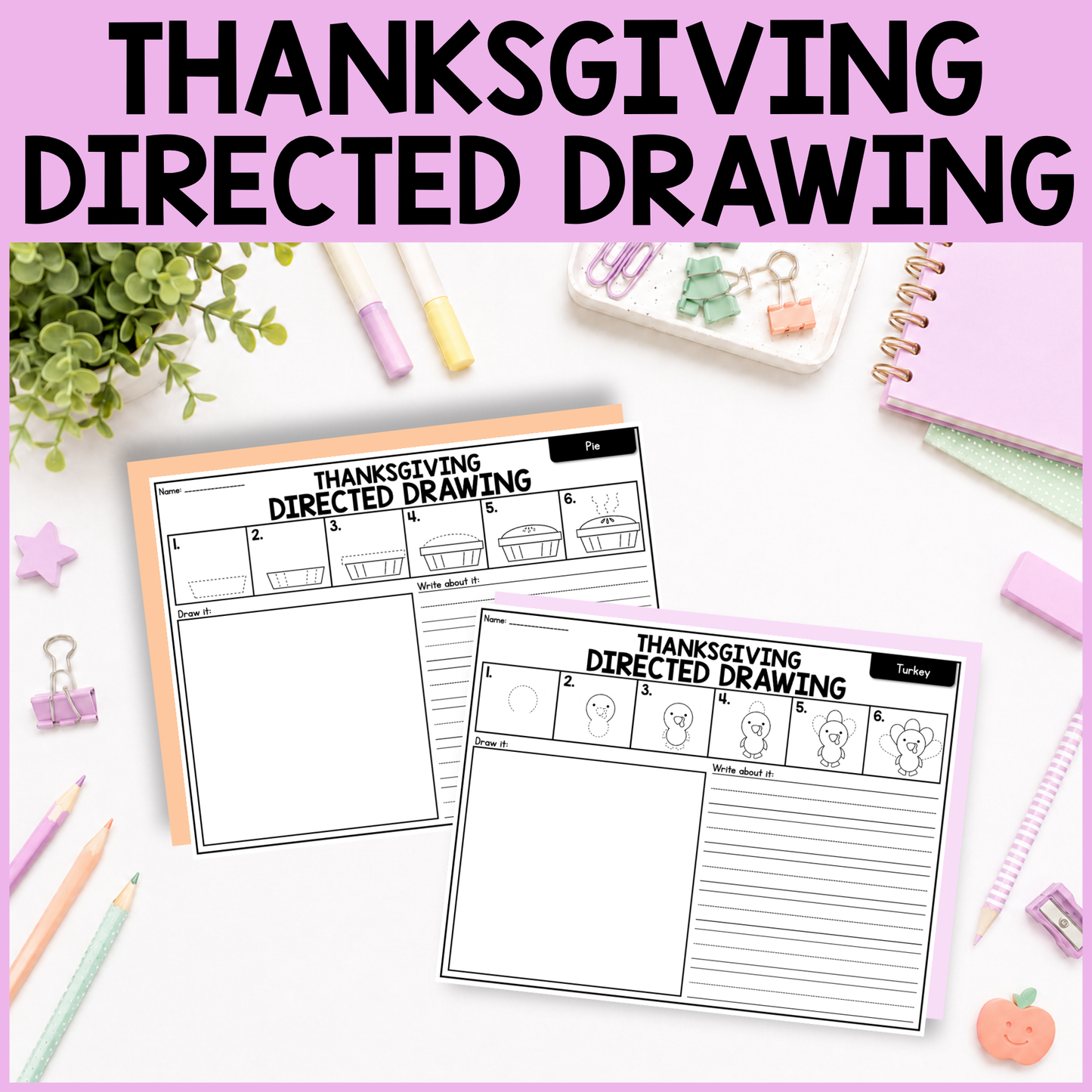 Thanksgiving Directed Drawing