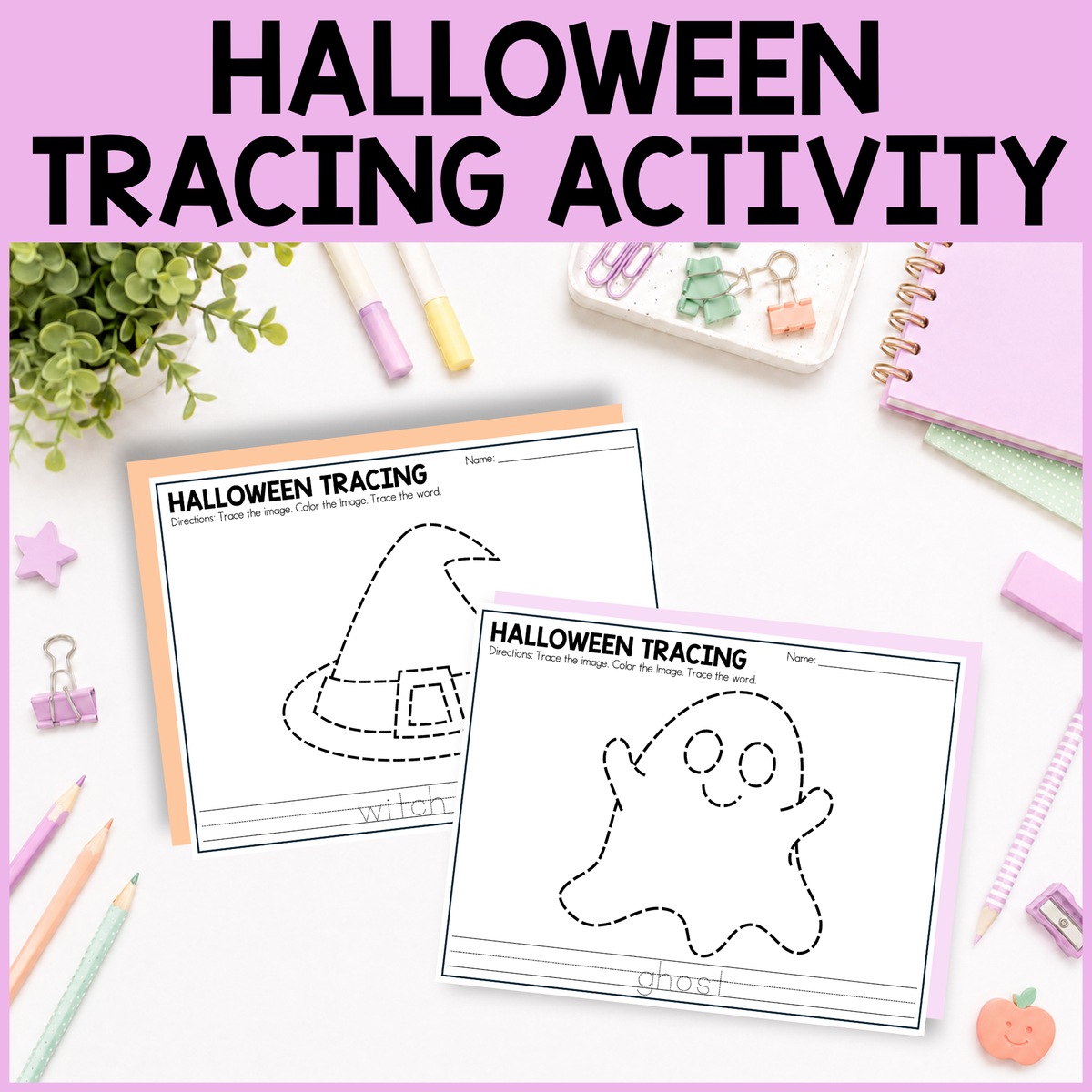 Halloween Tracing Activity