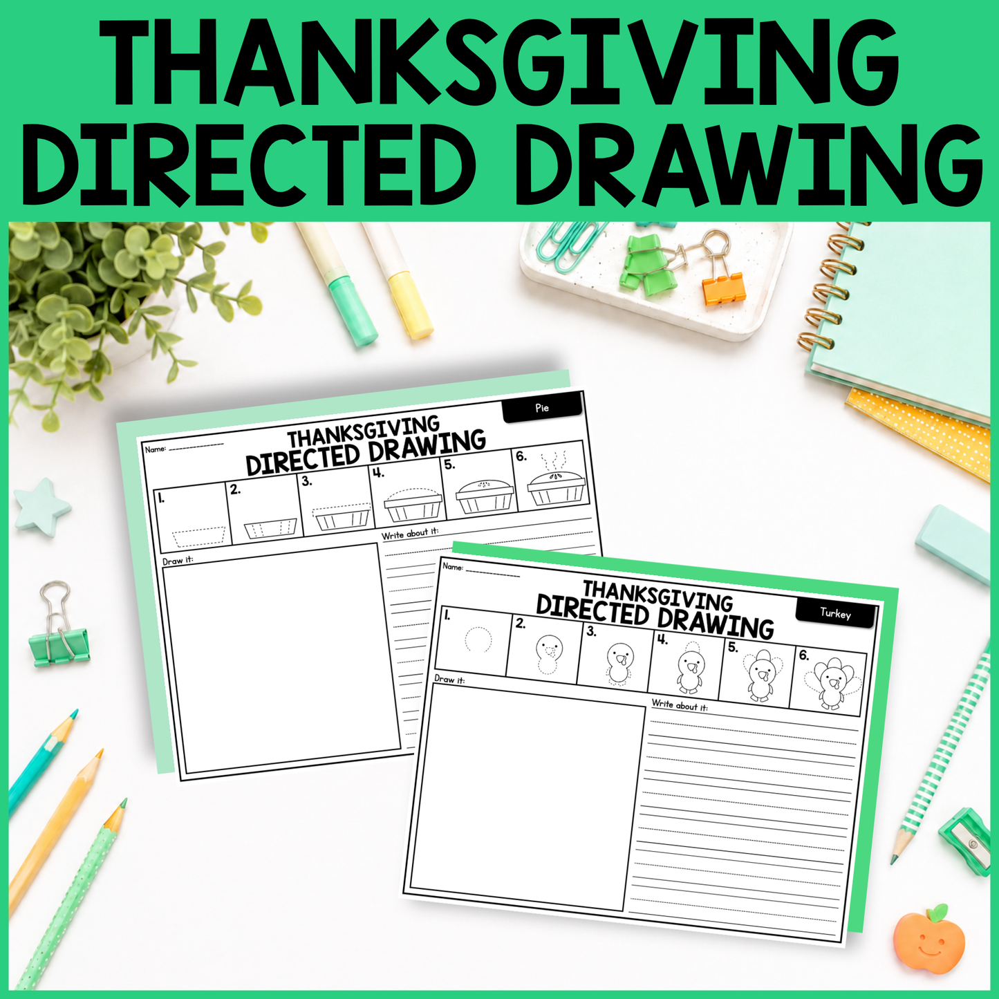 Thanksgiving Directed Drawing