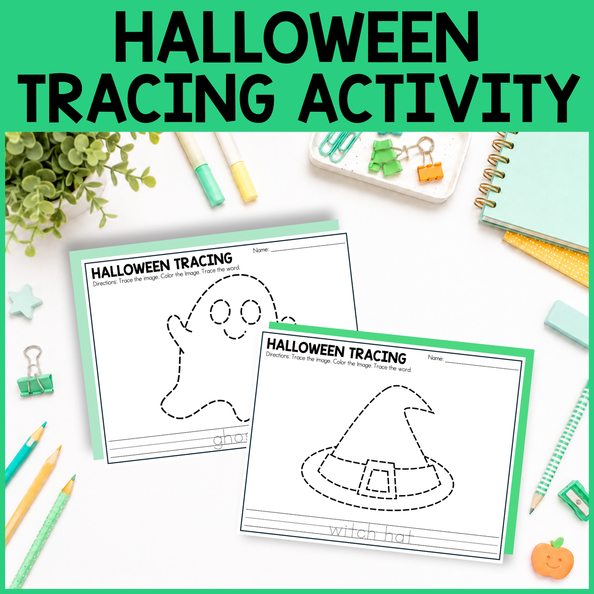 Halloween Tracing Activity