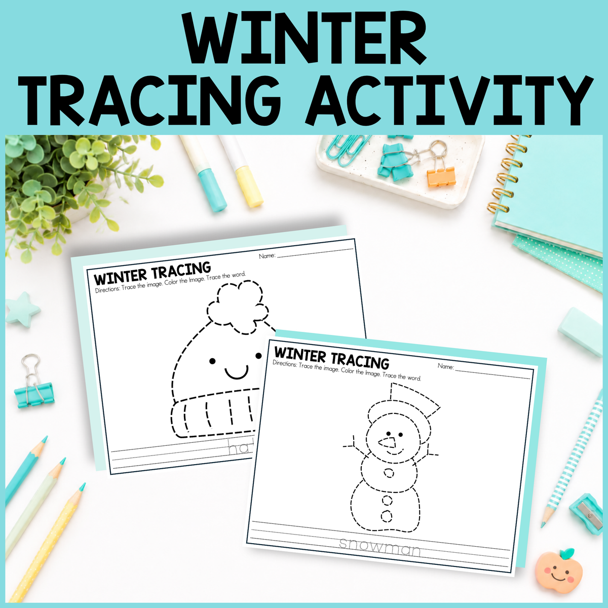 Winter Tracing Activity