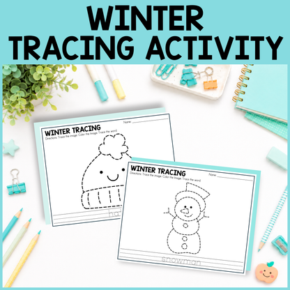 Winter Tracing Activity