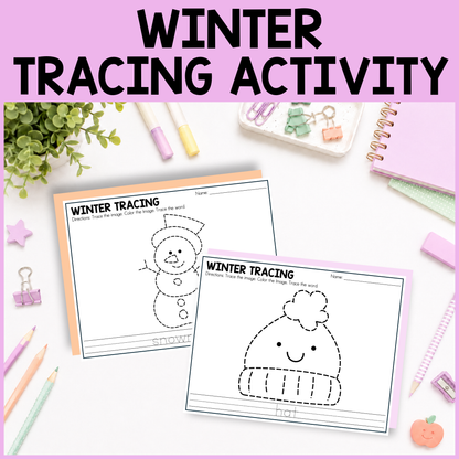 Winter Tracing Activity