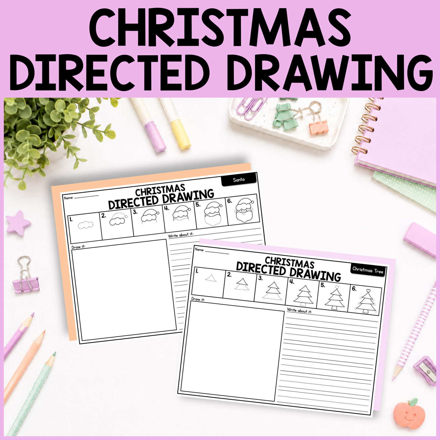 Christmas Directed Drawing