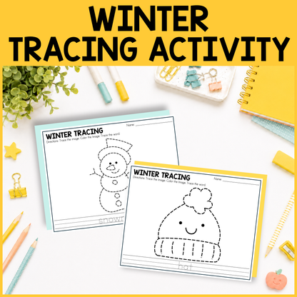 Winter Tracing Activity