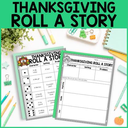 Thanksgiving Roll a Story