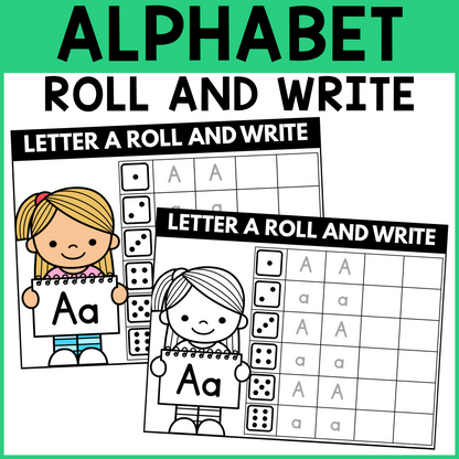 Alphabet Roll and Write