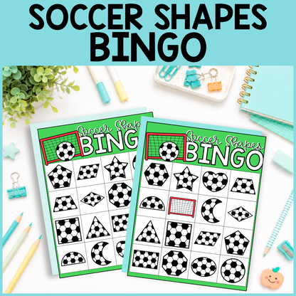 Soccer Bingo Shapes