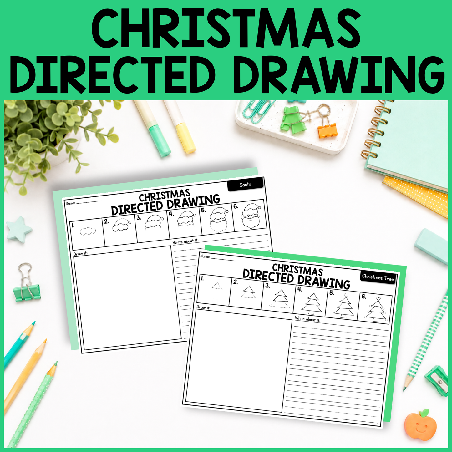 Christmas Directed Drawing