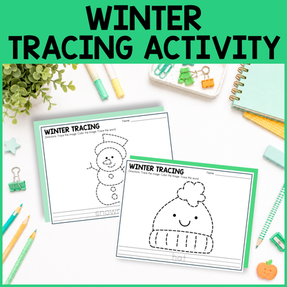 Winter Tracing Activity