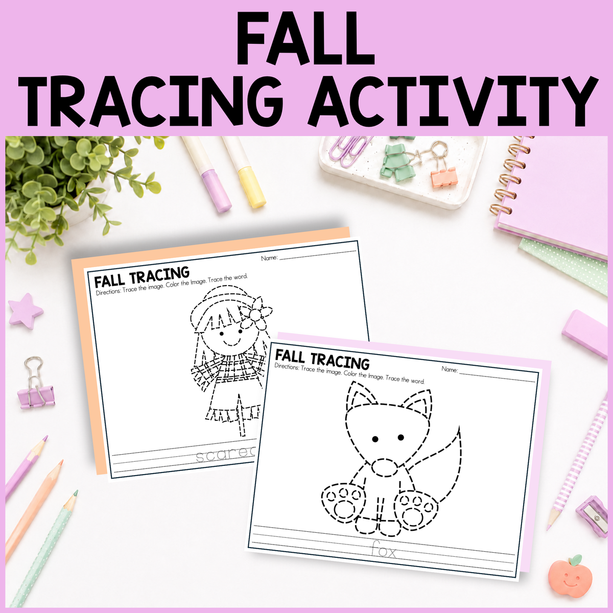 Fall Tracing Activity