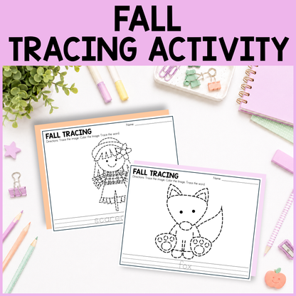 Fall Tracing Activity