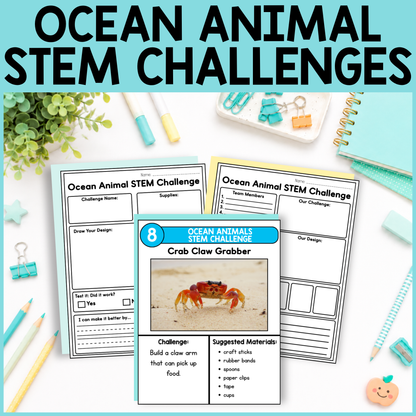Ocean Animal STEM Challenges