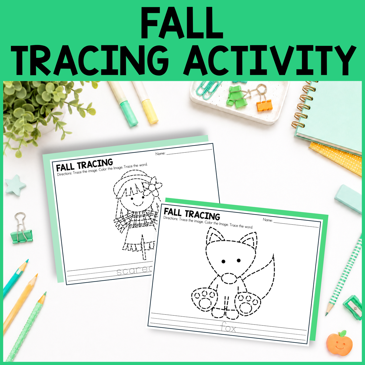 Fall Tracing Activity