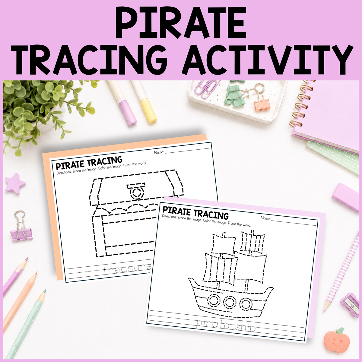 Pirate Tracing Activity