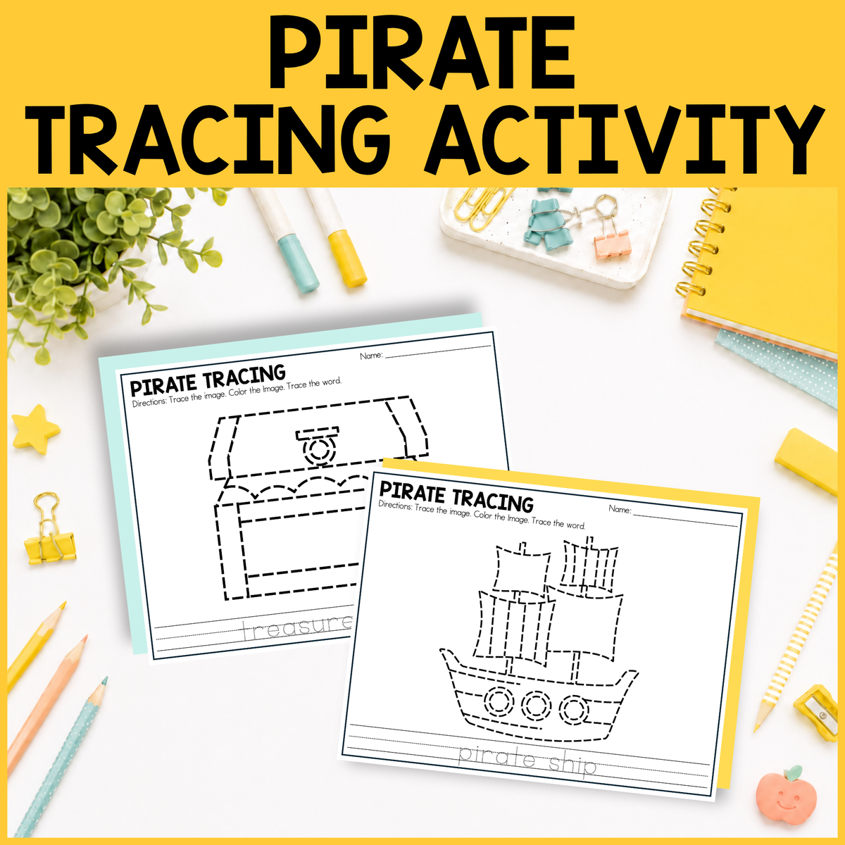 Pirate Tracing Activity