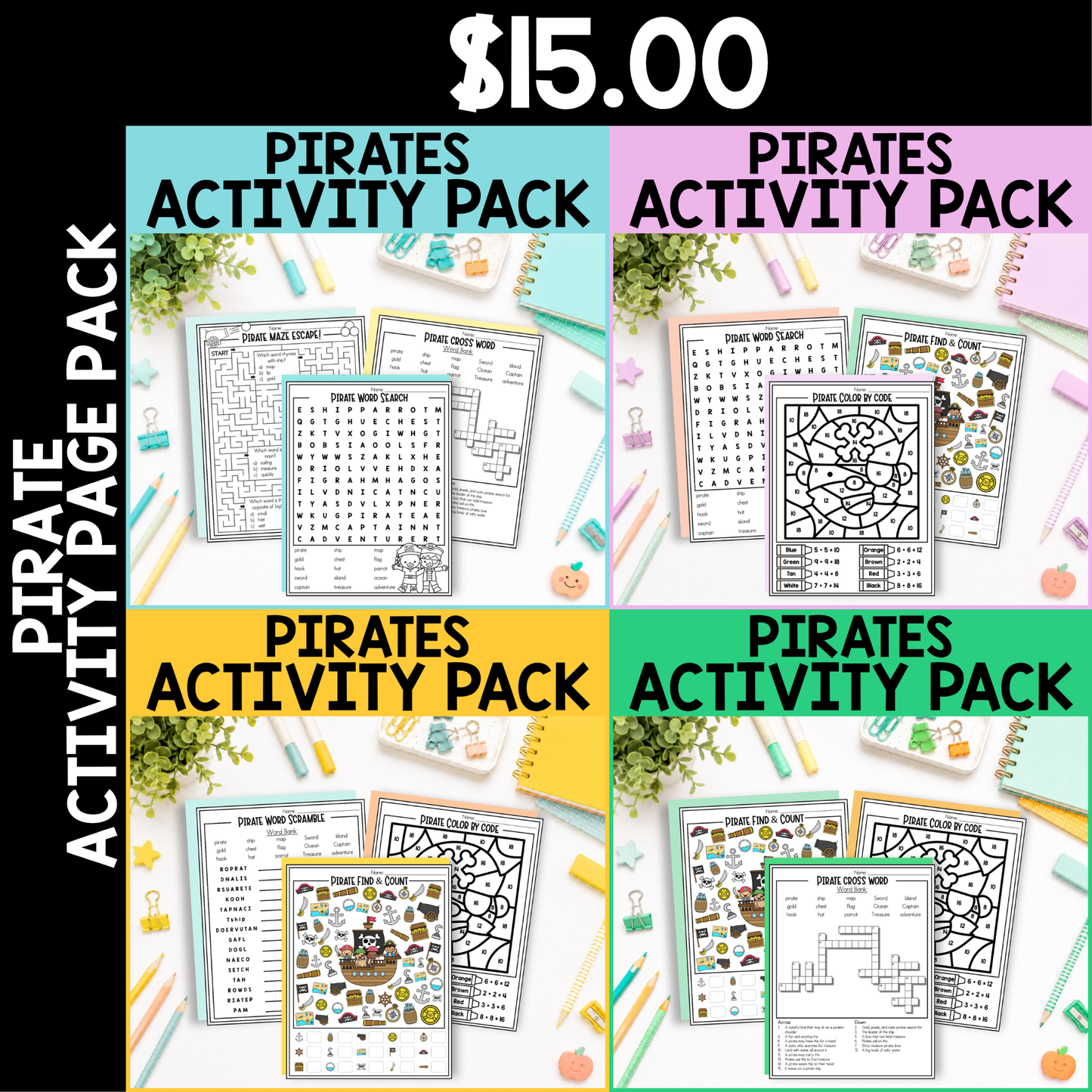 Pirates Activity Pack