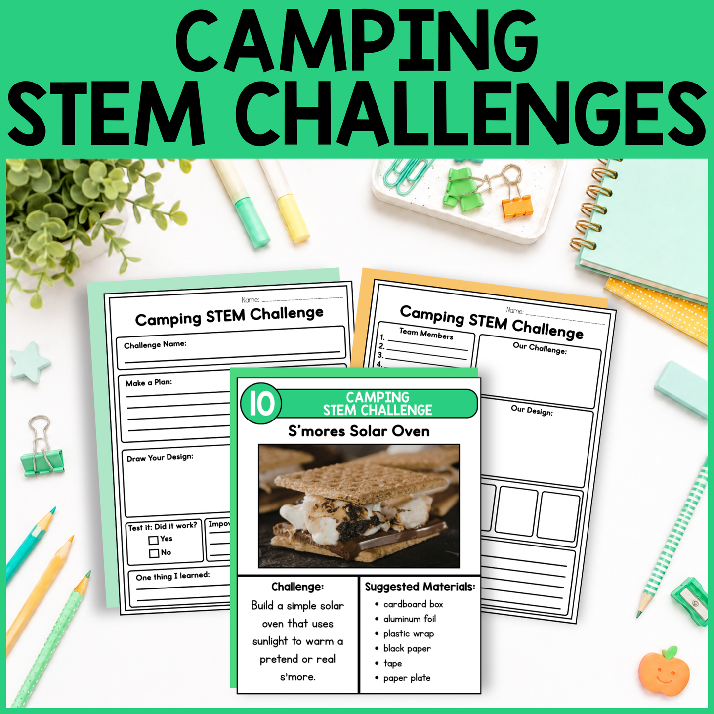 Camping STEM Challenges