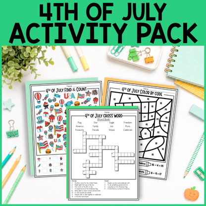 4th of July Activity Pack