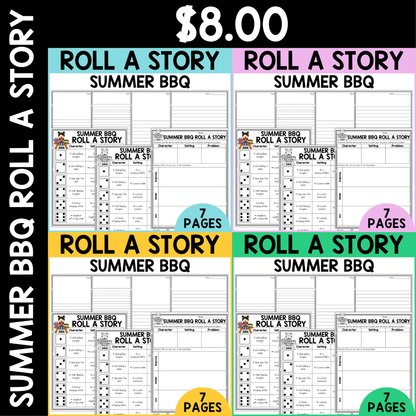Summer BBQ Roll a Story