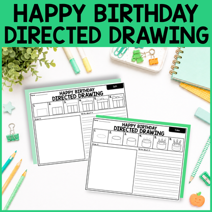 Birthday Directed Drawing