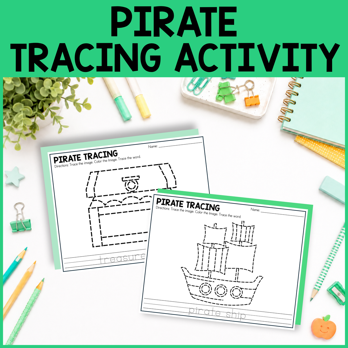 Pirate Tracing Activity