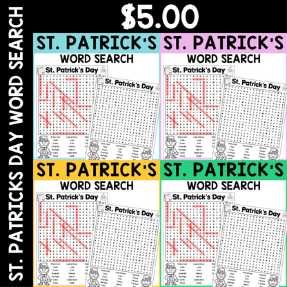 St. Patrick's Day Word Search