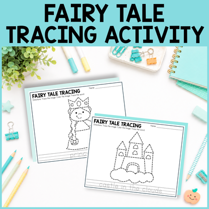 Fairy Tale Tracing Activity