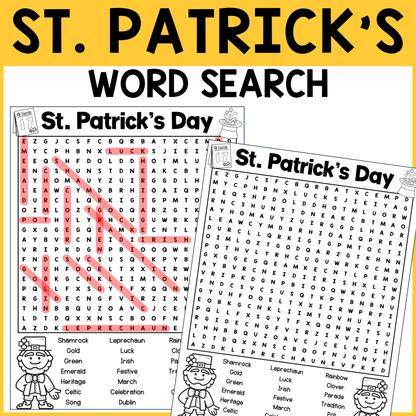 St. Patrick's Day Word Search