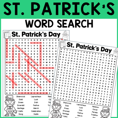 St. Patrick's Day Word Search