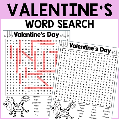 Valentine's Day Word Search