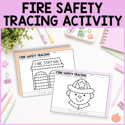 Fire Safety Tracing Activity