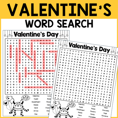 Valentine's Day Word Search