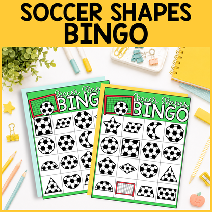 Soccer Bingo Shapes